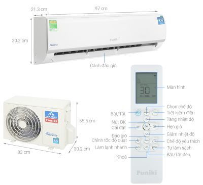 Máy lạnh Funiki Inverter 2 HP HIC18TMU