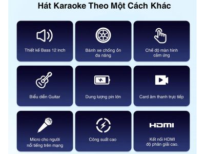 Loa kéo Karaoke Màn Hình Thông Minh BOMIDI TS01