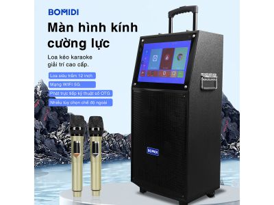 Loa kéo Karaoke Màn Hình Thông Minh BOMIDI TS01