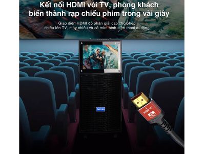 Loa kéo Karaoke Màn Hình Thông Minh BOMIDI TS01