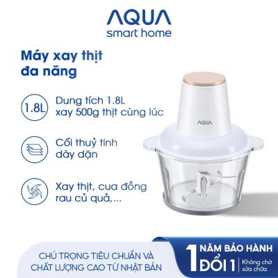 Máy xay thịt Aqua GGS201R cối thuỷ tinh